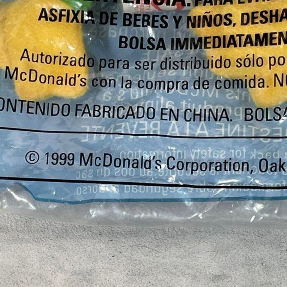 UNOPENED Retired 1999 TY Teenie Beanie Babies‎ Smoochy The Frog #3 McDonalds - Picture 4 of 4